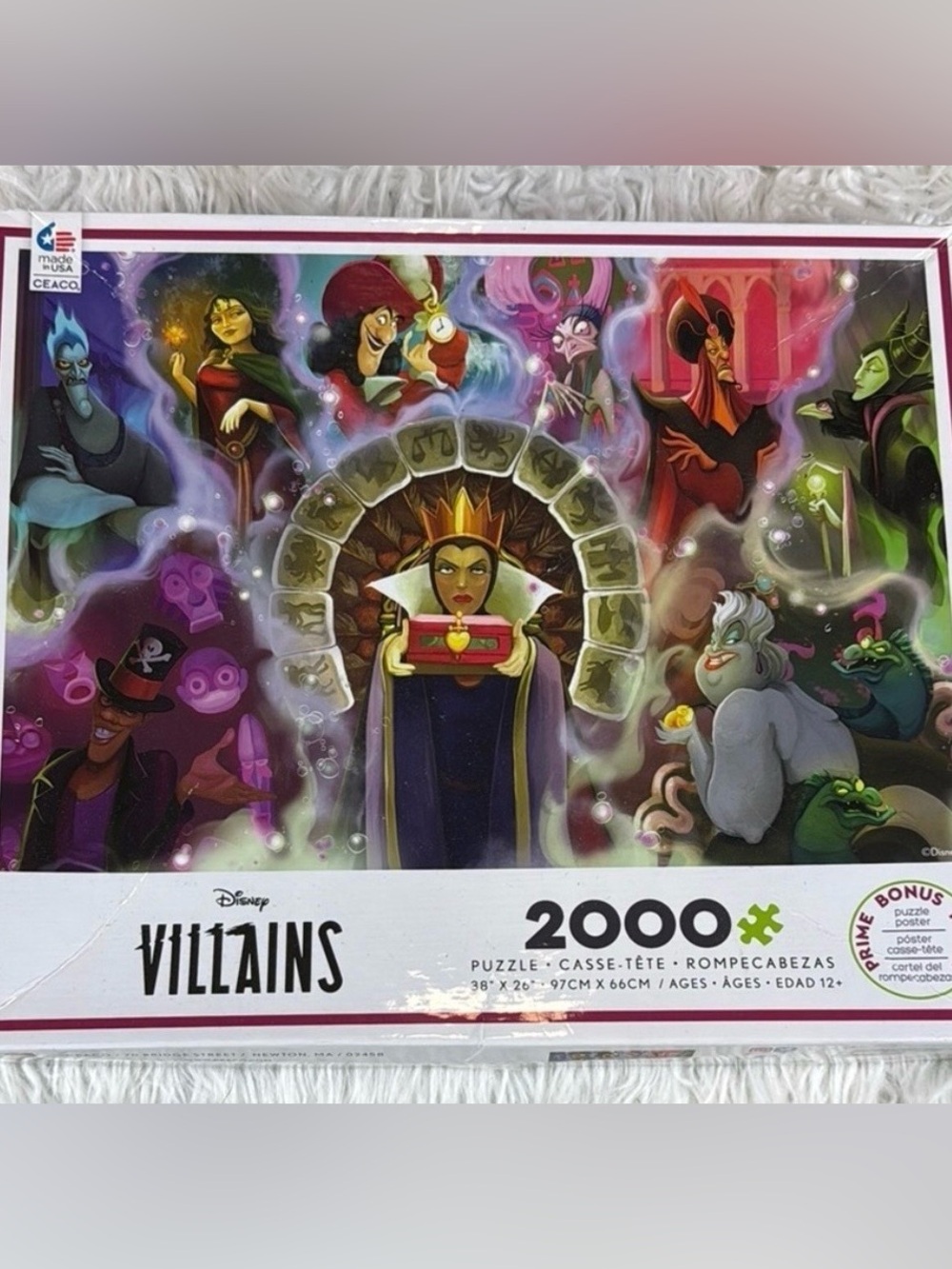 NIB Disney Villains Puzzle with Vibrant Colors